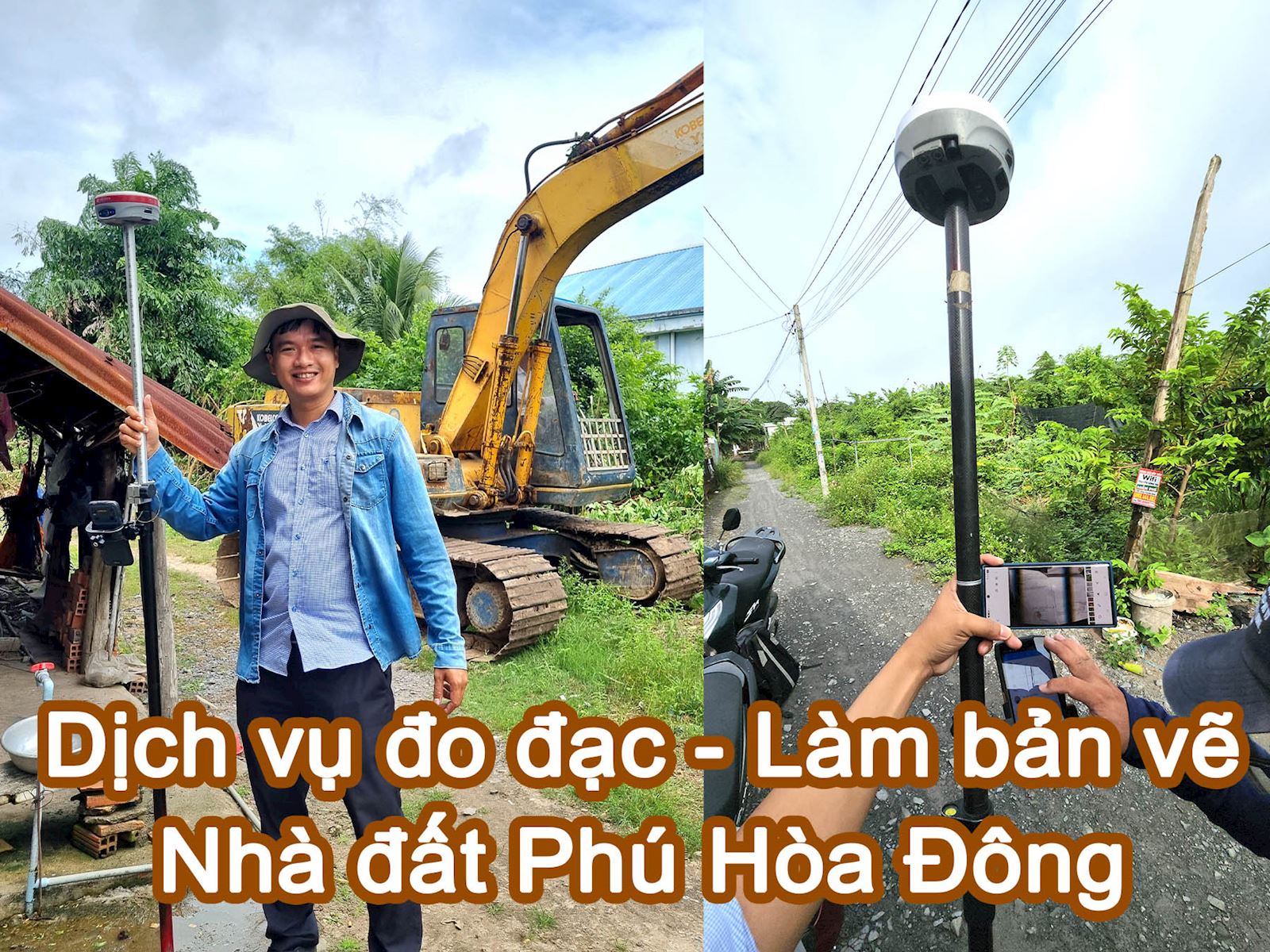 Nhà đất Trung Hiếu chuyên đo đạc địa chính và làm bản vẽ nhà đất trọn gói tại xã Phú Hòa Đông