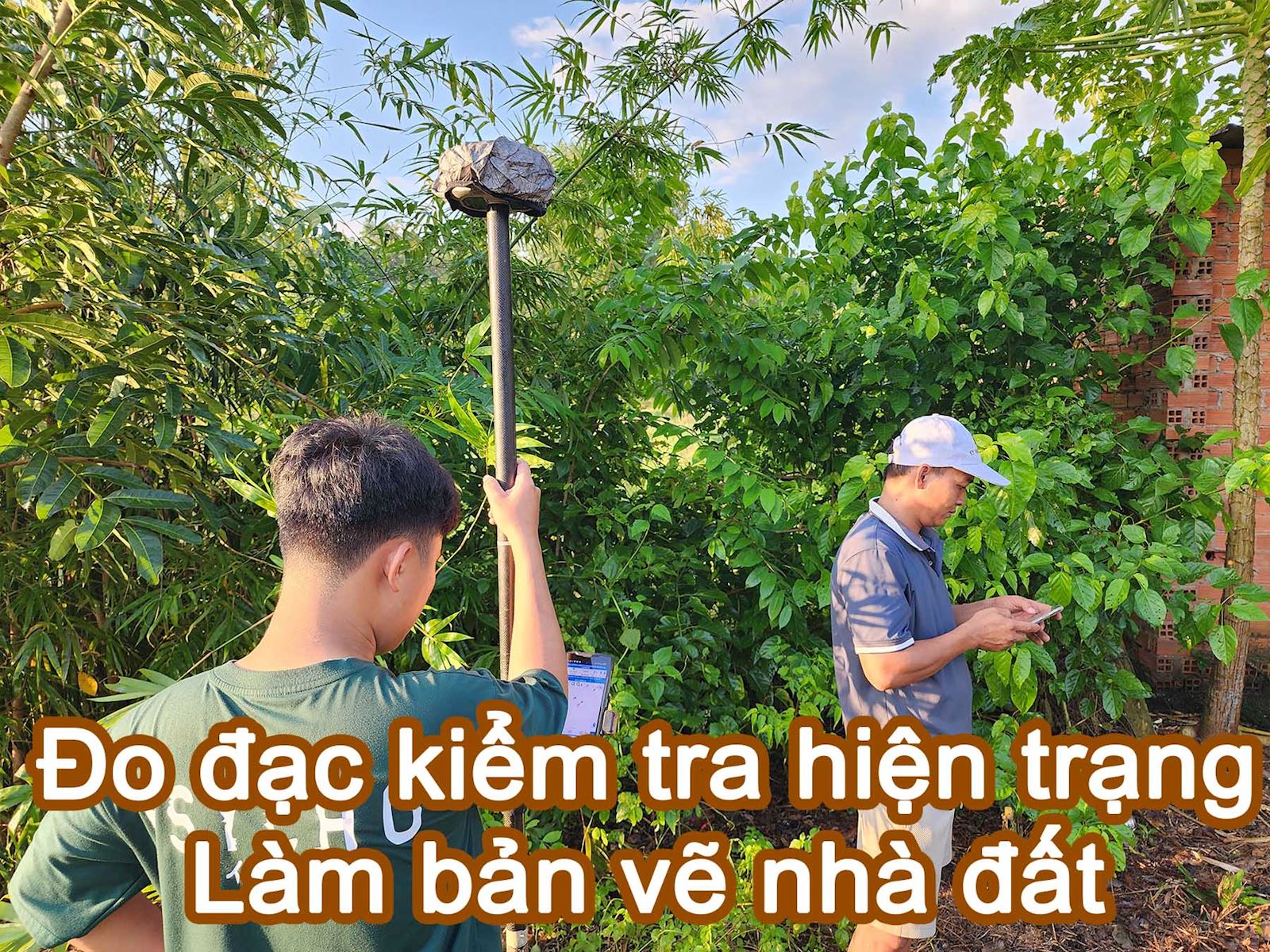 Đo đạc kiểm tra hiện trạng làm bản vẽ nhà đất