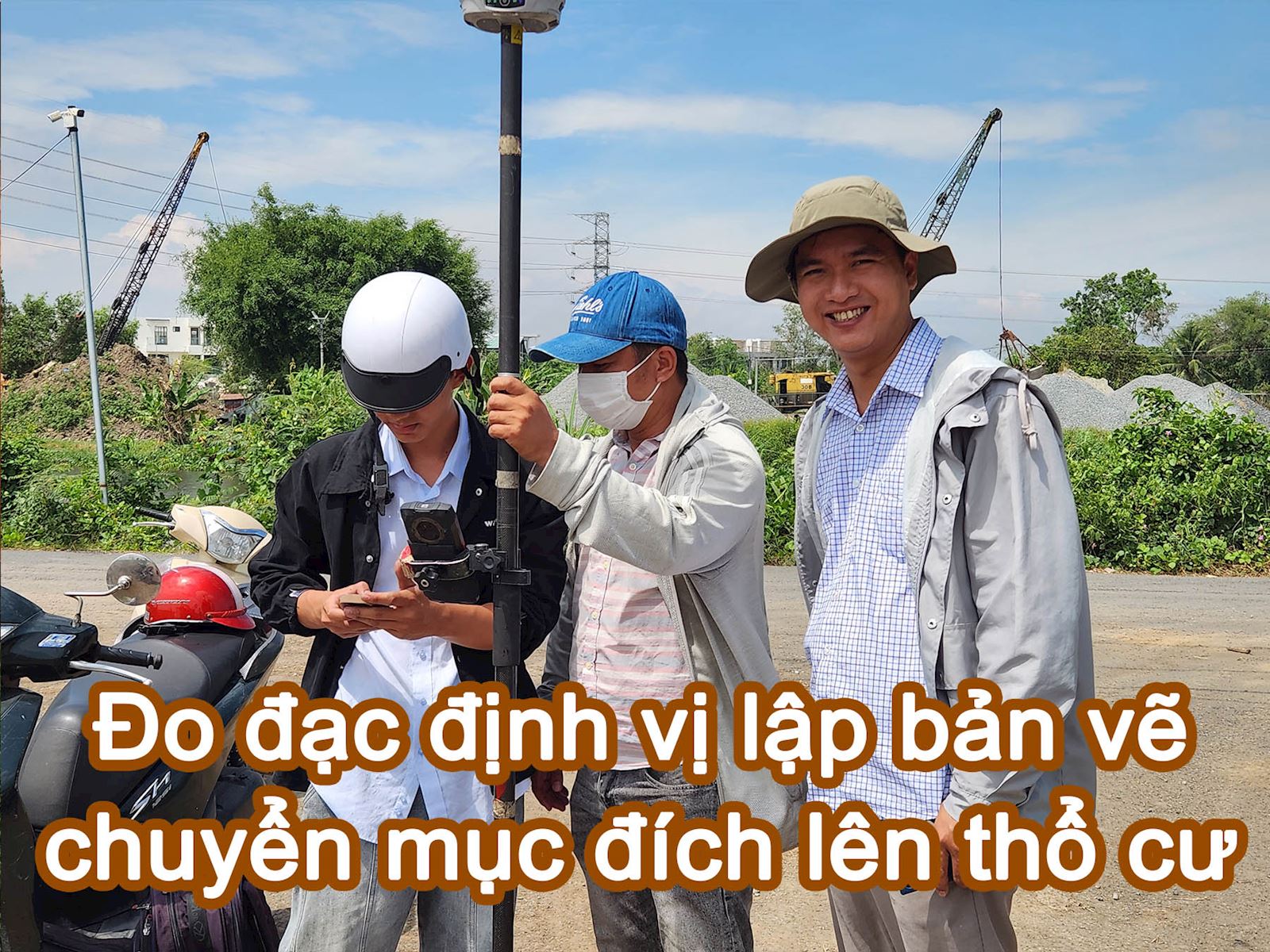 Đo đạc định vị lập bản vẽ chuyển mục đích lên thổ cư đất Củ Chi