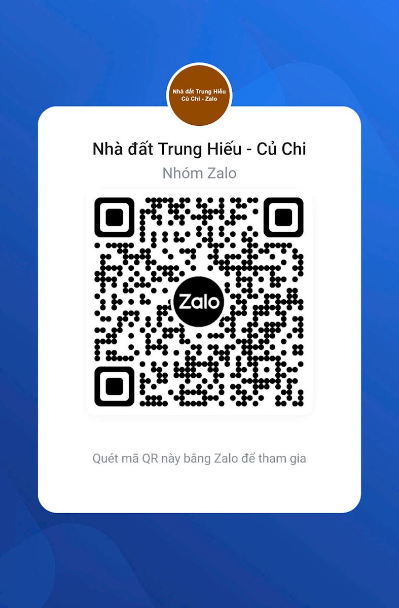 Nhóm Zalo chính thức của nhà đất Trung Hiếu - Củ Chi