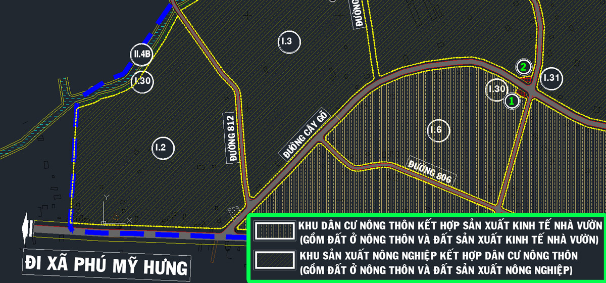 Đất sản xuất nông nghiệp kết hợp dân cư nông thôn - Xã An Phú