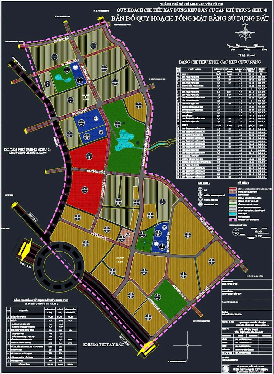 QH tỷ lệ 1/2000 Tân Phú Trung