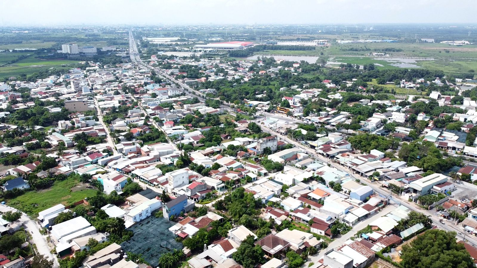 Tân Phú Trung chụp từ trên cao