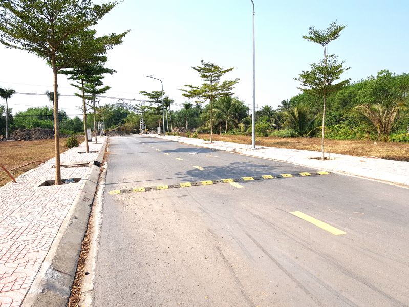 Một dự án đất nền đã hoàn thiện hạ tầng