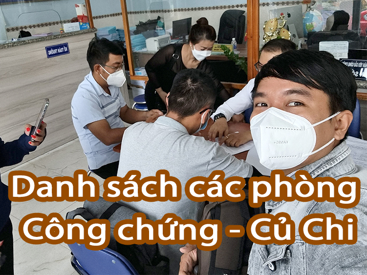 Thông tin các phòng công chứng và văn phòng đăng ký đất đai Củ Chi