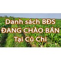 Bảng giá BĐS Củ Chi đang chào bán và ký gửi tại nhà đất Trung Hiếu