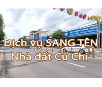 Dịch vụ đăng bộ sang tên nhà đất Củ Chi giá bao nhiêu ?