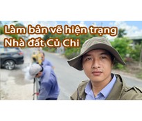 Đo đạc Củ Chi - Làm bản vẽ hiện trạng kiểm tra có bị dư, thiếu đất, chồng lấn ranh