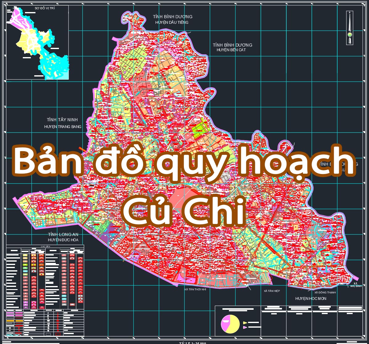 Bản Đồ huyện Củ Chi và các thông tin cơ bản cần biết