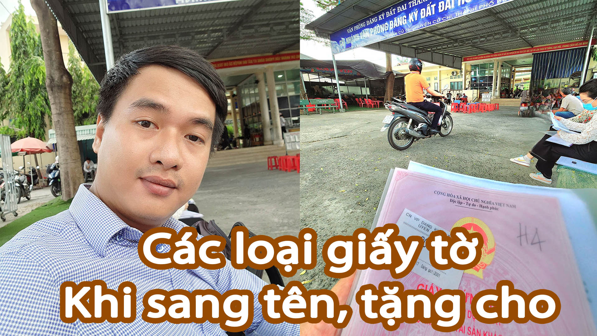 Các loại giấy tờ cần mang theo ký hợp đồng chuyển nhượng, tặng cho bất động sản nhà đất Củ Chi