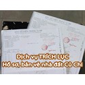 Dịch vụ trích lục hồ sơ, bản vẽ, giấy thông tin quy hoạch  nhà đất Củ Chi