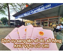 Dịch vụ sang tên sổ hồng sổ đỏ Củ Chi hỗ trợ tư vấn quy hoạch pháp lý trọn gói