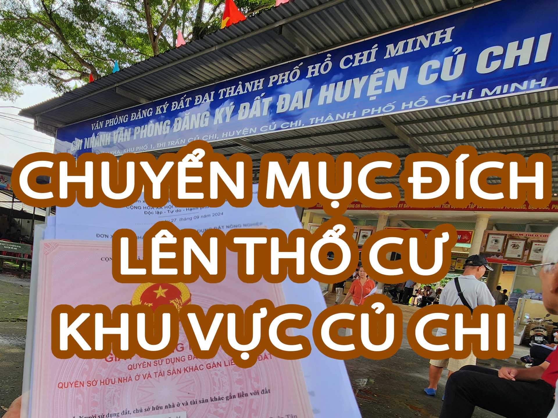 Dịch vụ lên thổ cư khu vực Củ Chi - Nhận làm trọn gói tại tất cả các xã