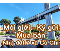 Nhận môi giới ký gửi mua bán nhà đất 7 xã khu vực Củ Chi
