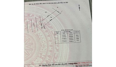 26CC112 Đất vườn xã Thái Mỹ tổng diện tích 746m2 gần đường Tam Tân